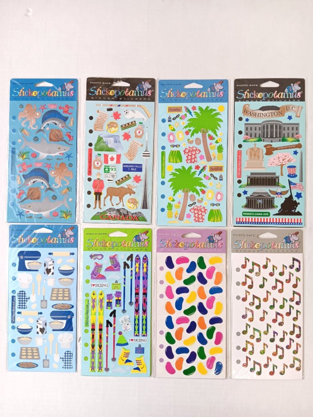 Stickopotamus Sticker Binder With 51 Sticker Sheets Total (34 are new or full) - Picture 9 of 16